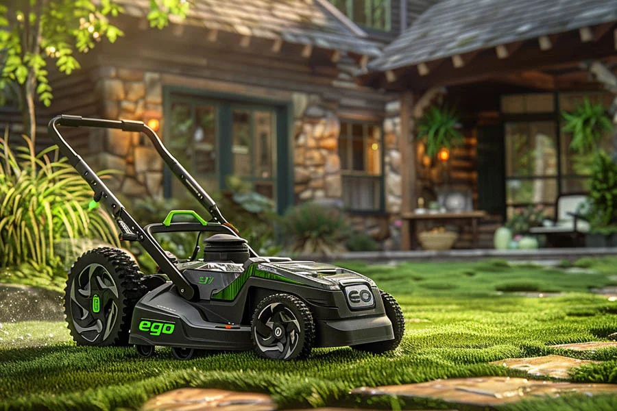 self-propelled push mower